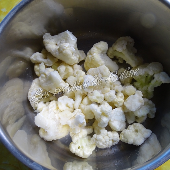 Gratin de chou-fleur, pommes de terre, fromage et jambon03