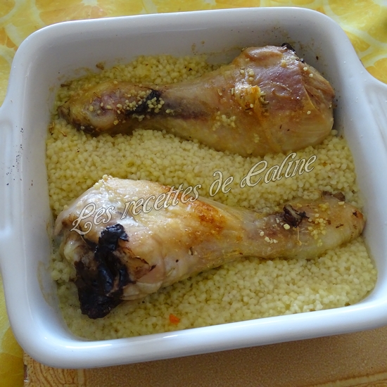 Pilons de poulet aux herbes de Provence et à la semoule11