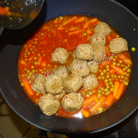 Boulettes de bœuf aux petits poiscarottes18