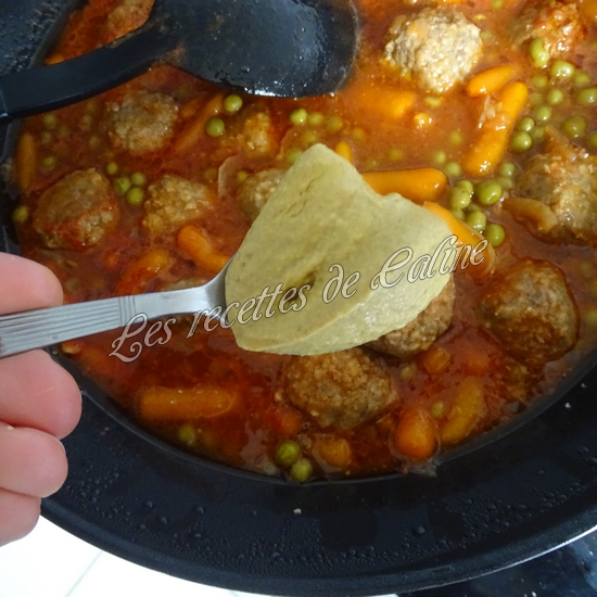 Boulettes de bœuf aux petits poiscarottes21