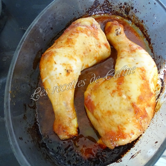 Cuisses de poulet marinées et rôties12