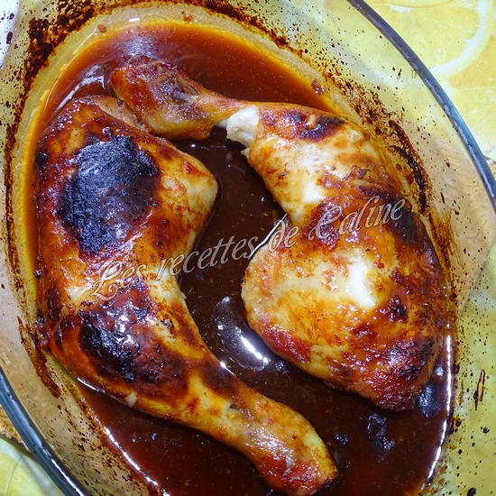 Cuisses de poulet marinées et rôties13