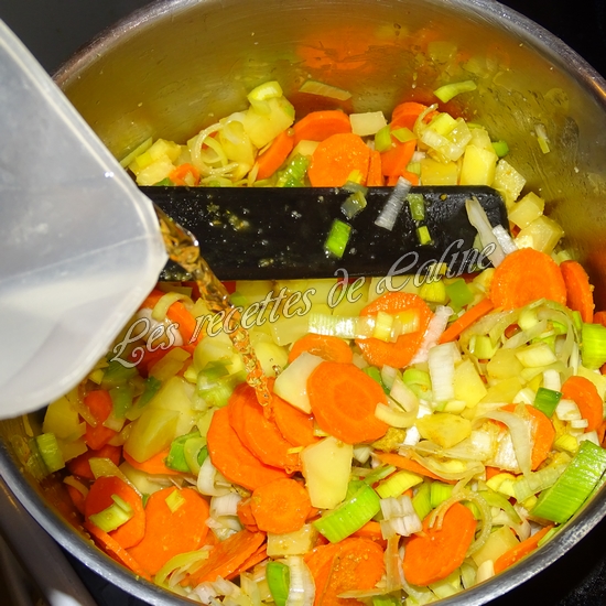 Potage de légumes au beaufort10