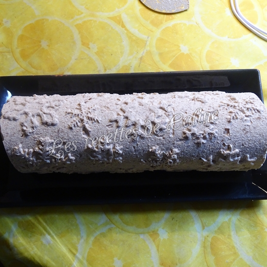 Bûche au chocolat et framboises14