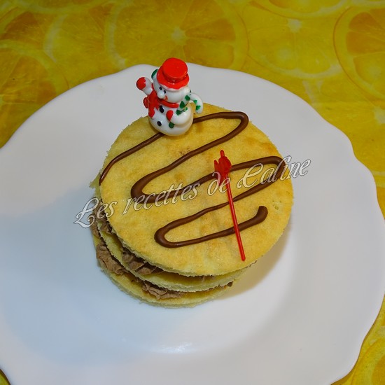 Bûche au chocolat façon mille-feuille01 01
