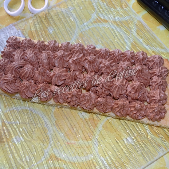 Bûche au chocolat façon mille-feuille22