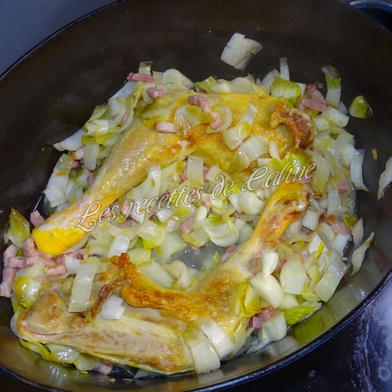 Cuisse de poulet à la bière et aux chicons10