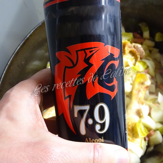 Cuisse de poulet à la bière et aux chicons11