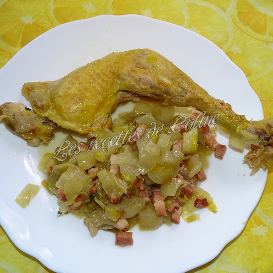 Cuisse de poulet à la bière et aux chicons13