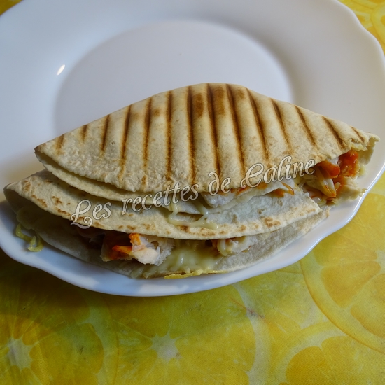 Wrap poulet epicé11