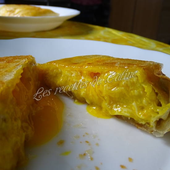 Brick au poulet fromage et oeuf coulant32