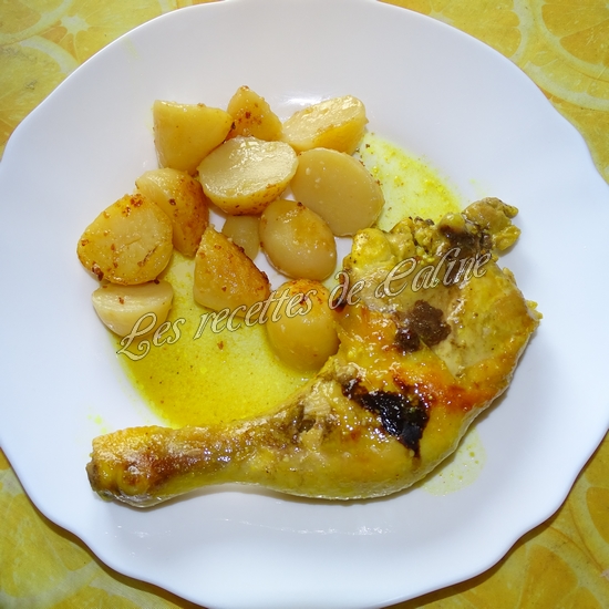 Cuisse de poulet au curry et miel20