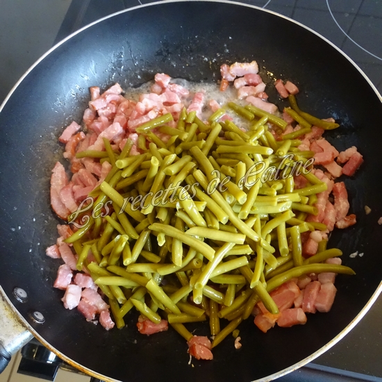 Haricots verts aux lardons04