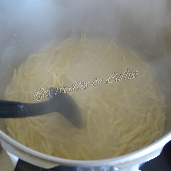 Pastasotto de trofie au jambon croustillant08