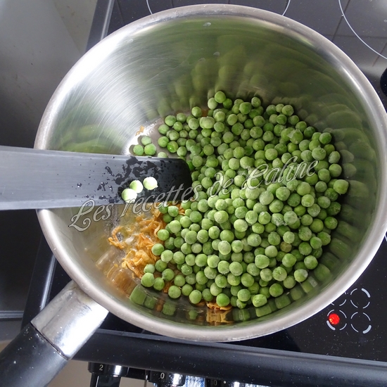 Pavé de saumon à la crème de petits pois06