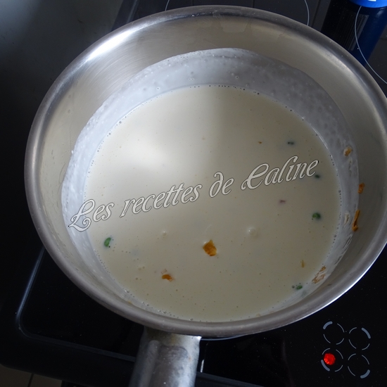 Pavé de saumon à la crème de petits pois09