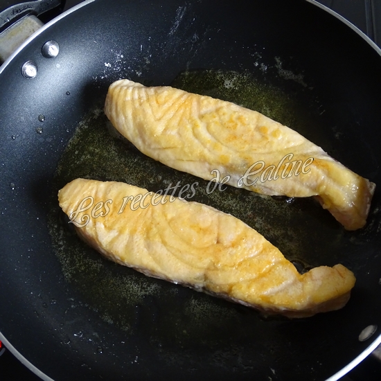 Pavé de saumon à la crème de petits pois17