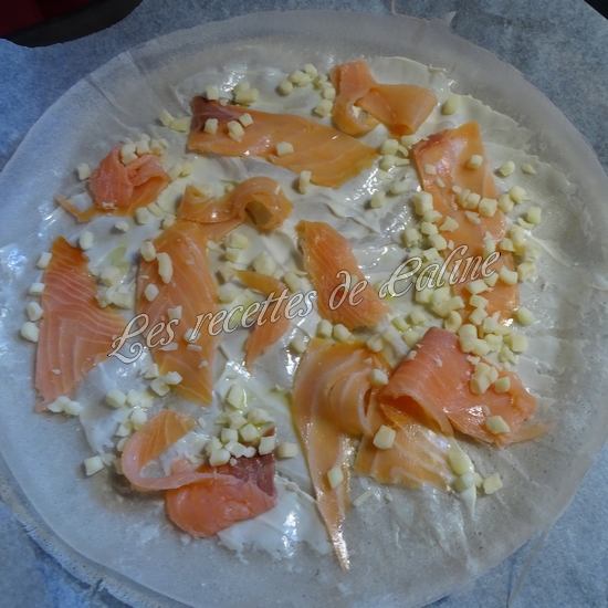 Pizza brick au saumon fumé10