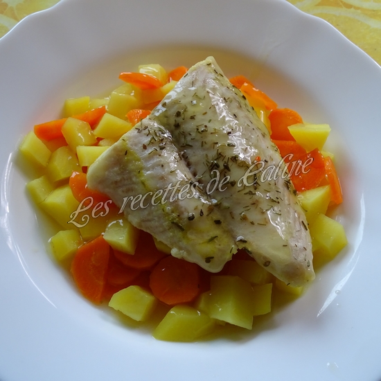 Poisson sur lit de carottes et pommes de terre17