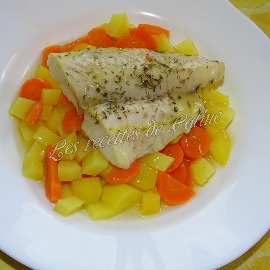 Poisson sur lit de carottes et pommes de terre18