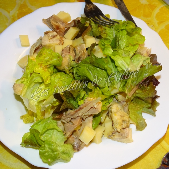 Salade de poulet rôti et emmental10