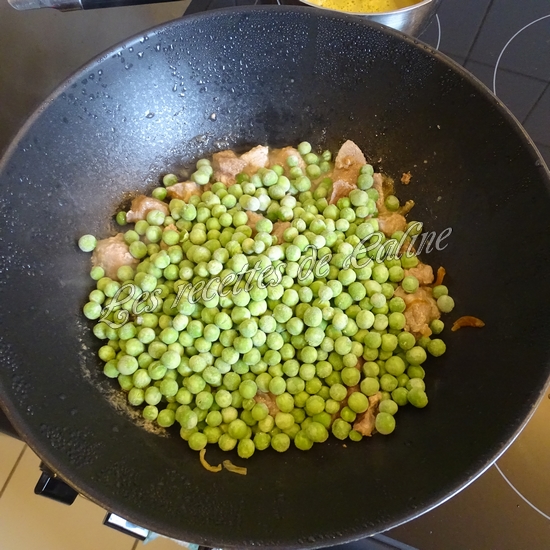 Sauté de porc aux petits pois07