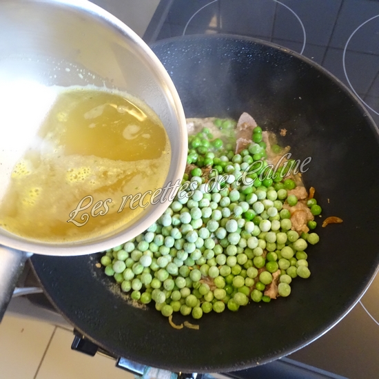 Sauté de porc aux petits pois11