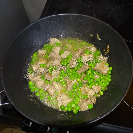 Sauté de porc aux petits pois12