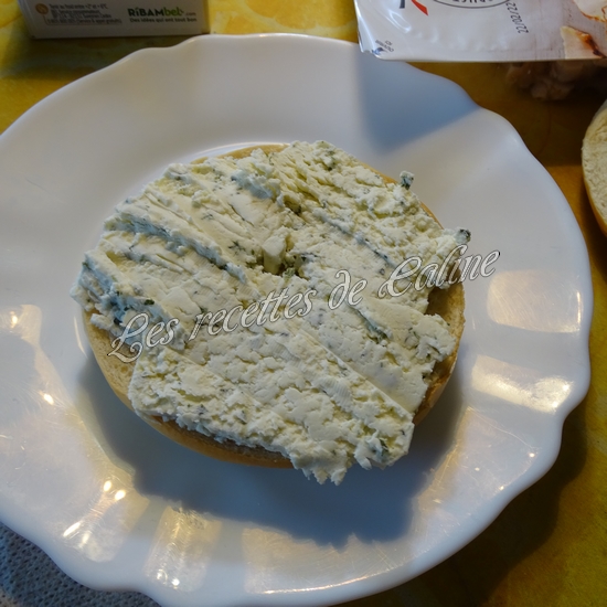 Bagel poulet fromage frais04