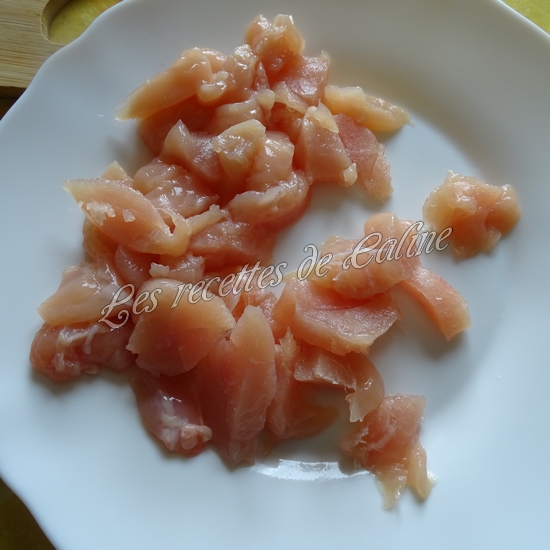 Macaroni aux champignons et au poulet05