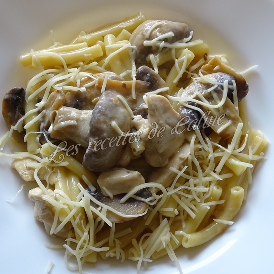 Macaroni aux champignons et au poulet21