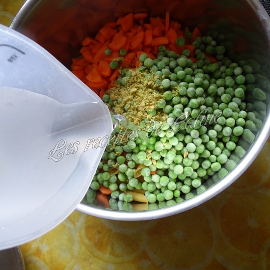 One pot pasta carottes, petits pois10