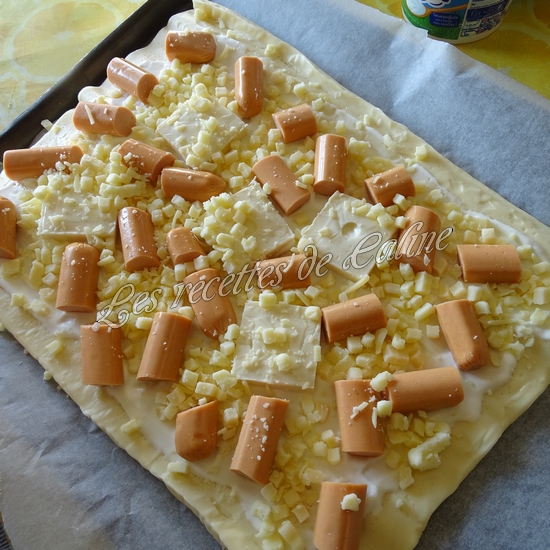 Pizza à la vache qui rit10