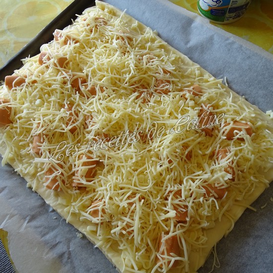 Pizza à la vache qui rit12