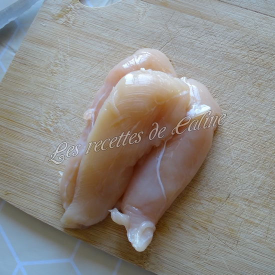 Riz de chou-fleur frit au poulet01