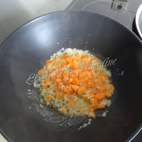 Riz de chou-fleur frit au poulet09