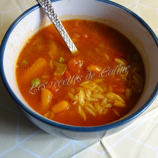 Soupe de risetti aux légumes18