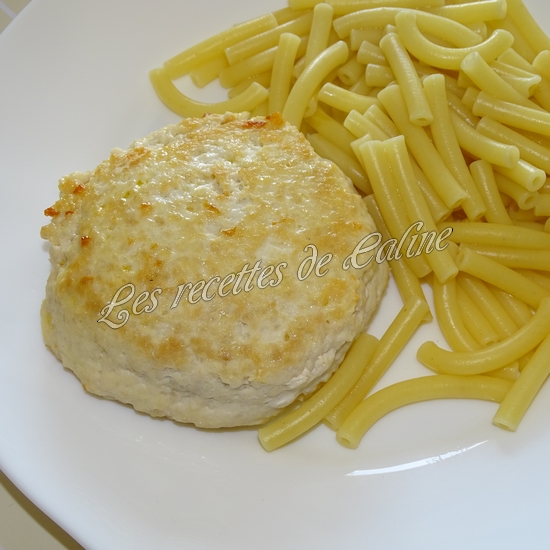 Steak haché de poulet au cœur coulant de fromage16