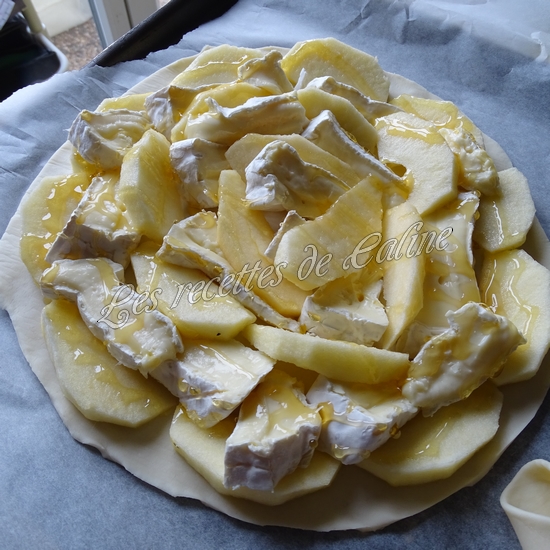 Tarte aux pommes et camembert10