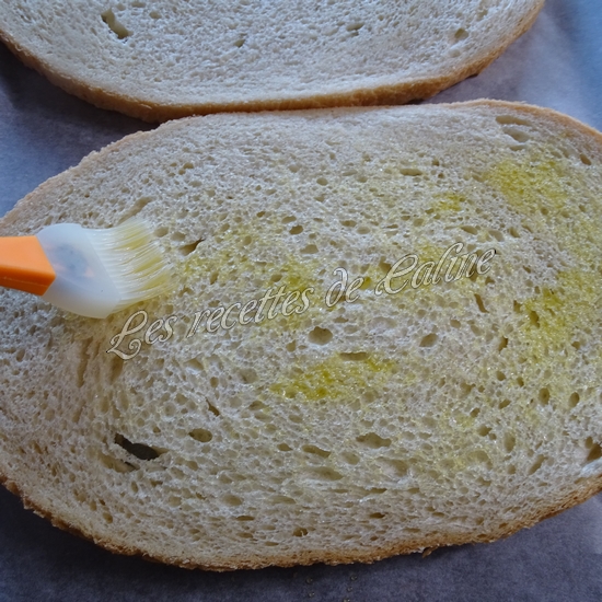 Bruschetta au jambon et chèvre (camembert)04