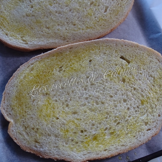 Bruschetta au jambon et chèvre (camembert)05