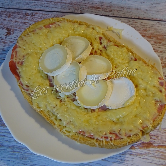 Bruschetta au jambon et chèvre (camembert)14