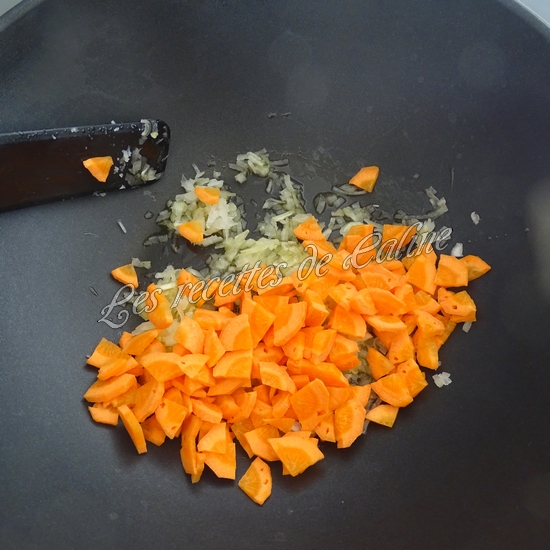 Riz de chou fleur aux petits pois06