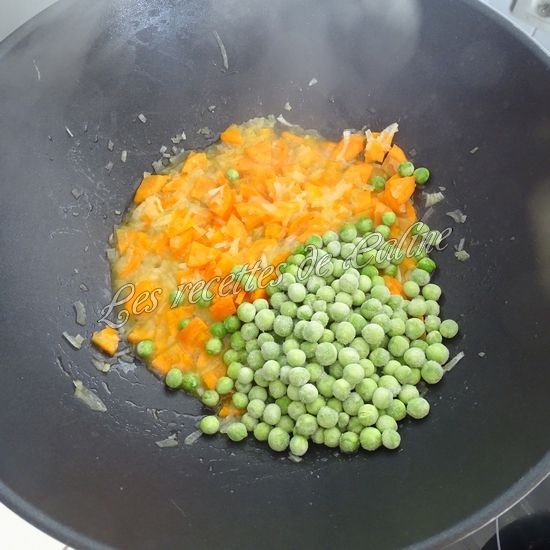 Riz de chou fleur aux petits pois08
