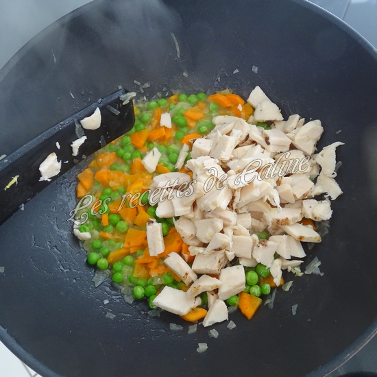 Riz de chou fleur aux petits pois12