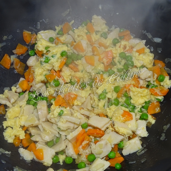 Riz de chou fleur aux petits pois18