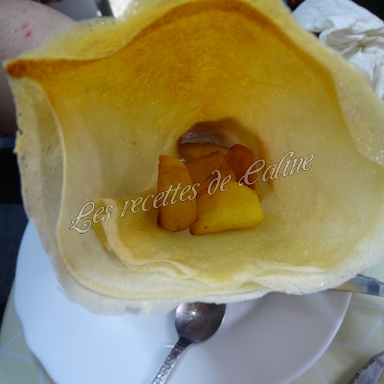 Cornet normand aux pommes et au camembert11