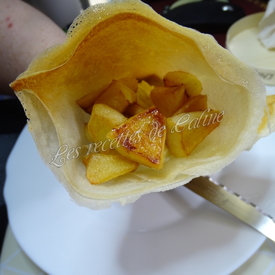 Cornet normand aux pommes et au camembert13