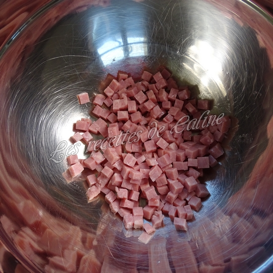 Salade de pâtes aux asperges, petits pois et jambon blanc03