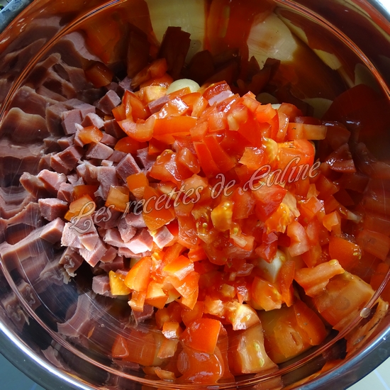 Salade de pommes de terre, tomates et jambonneau07
